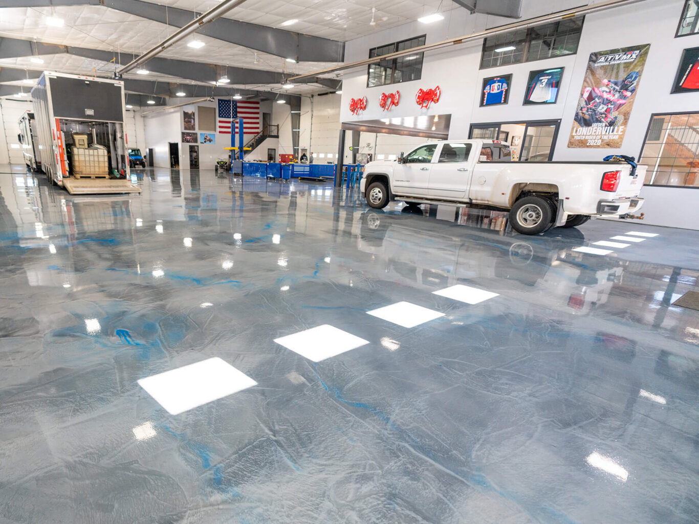 accelerate concrete coatings upstate south carolina 20210208 Metallic Race Shop 016
